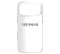 Custodia per iPhone 17 Pro Max Casual Giorno della settimana Giovedi Divertente