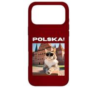 Custodia per iPhone 17 Pro Max Cat At The Malbork Castle, Polonia