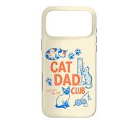 Custodia per iPhone 17 Pro Max Cat Dad Club Funny Cat Lover Father's Day