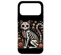 Custodia per iPhone 17 Pro Max Cat Lover Giorno dei Morti, Teschio di Zucchero Messicano