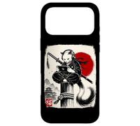 Custodia per iPhone 17 Pro Max Cat Ninja Gamer Giapponese Sumi-e Gioco Samurai Art