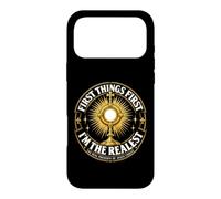 Custodia per iPhone 17 Pro Max Cattolica Eucaristica Adorazione Ostensorio Presenza Reale