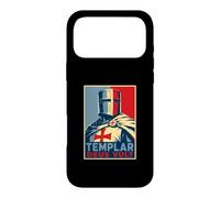 Custodia per iPhone 17 Pro Max Cavaliere del Santo Crociato Armatura TEMPLAR DEUS VULT