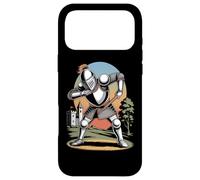 Custodia per iPhone 17 Pro Max Cavaliere galante vicino al castello