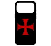 Custodia per iPhone 17 Pro Max CAVALIERI TEMPLARI CROCE PATTEE CRUSADER ORDINE DELLA CROCE ROSSA