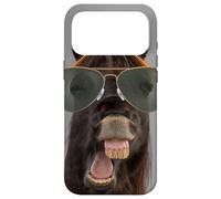 Custodia per iPhone 17 Pro Max Cavalli divertenti che ride, per uomini e donne, cavallo divertente