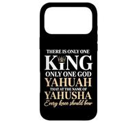 Custodia per iPhone 17 Pro Max C'è solo un re Yahuah Yahusha Leone di Giuda