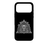 Custodia per iPhone 17 Pro Max CeAsE YoUr InveStigaTIon Lovecraft Illuminati Cospirazione