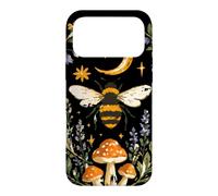 Custodia per iPhone 17 Pro Max Celestial Bee Moon Mushroom Cottagecore Botanical