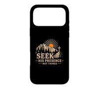 Custodia per iPhone 17 Pro Max Cercate la Sua Presenza Non Cose Montagne Cristiane