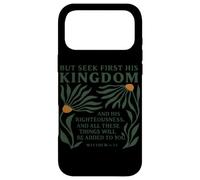 Custodia per iPhone 17 Pro Max Cercate prima il Suo Regno Cristiano Gesù Dio Fede religiosa