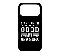 Custodia per iPhone 17 Pro Max Cerco di essere buono ma mi prendo cura di mio nonno, bambini, ragazzi e ragazze