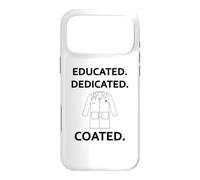 Custodia per iPhone 17 Pro Max Cerimonia del cappotto bianco dello studente di medicina rivestita dedicata educata