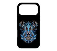 Custodia per iPhone 17 Pro Max Cervo vichingo Eikthyrnir vichinghi rune valhalla celti