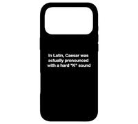 Custodia per iPhone 17 Pro Max Cesare è stato effettivamente pronunciato con un suono duro "K"