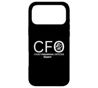 Custodia per iPhone 17 Pro Max CFO a Chief Fiasco Officer Funny Finance Executive Humor