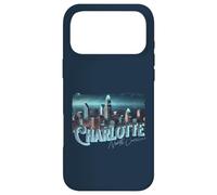 Custodia per iPhone 17 Pro Max Charlotte NC Grattacielo Edificio Luce Notturna Cityscape View