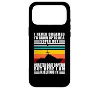 Custodia per iPhone 17 Pro Max Charter Boat Captain I Never Dreamed I Would Run A Charter