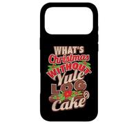 Custodia per iPhone 17 Pro Max Che cosa è Natale Senza Yule Log Torta di Natale