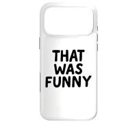 Custodia per iPhone 17 Pro Max Che era divertente bianco bugia commedia partito sarcastico Stand Up