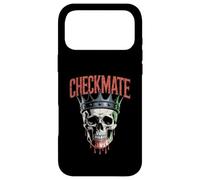 Custodia per iPhone 17 Pro Max Checkmate King Skull - Re Creepy Figure Amante degli Scacchi