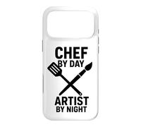 Custodia per iPhone 17 Pro Max Chef By Day Artist By Night Funny Fancy Restaurant Line Cook