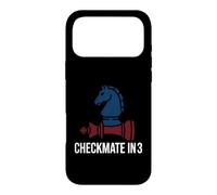 Custodia per iPhone 17 Pro Max Chess Checkmate In 3 Knight Defeats King