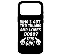Custodia per iPhone 17 Pro Max Chi ha due (2) pollici e ama i cani? Questo ragazzo! Amante dei cani