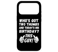 Custodia per iPhone 17 Pro Max Chi ha due (2) pollici e oggi è il suo compleanno? Questo ragazzo!