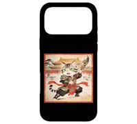 Custodia per iPhone 17 Pro Max Chibi asiatico cinese guerriero gatto - Meow Kung Fu Vintage Art