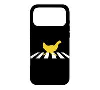 Custodia per iPhone 17 Pro Max Chicken Crosses Road Crosswalk Silhouette Graphic T-Shirt