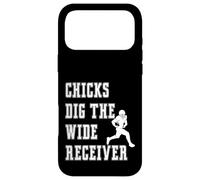 Custodia per iPhone 17 Pro Max Chicks Dig The Wide Receiver - Giocatore Divertente Graphic Saying