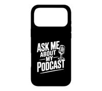 Custodia per iPhone 17 Pro Max Chiedimi del mio podcast per gli amanti dei podcast