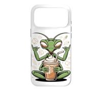 Custodia per iPhone 17 Pro Max Chill Praying Mantis Coffee Bug Insect Lover