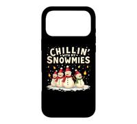 Custodia per iPhone 17 Pro Max Chillin’ with My Snowmies Cute Snowflake Christmas Cheer