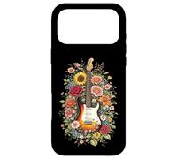 Custodia per iPhone 17 Pro Max Chitarra Love Floral Botanical Cottagecore Flowers Chitarrista