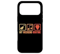 Custodia per iPhone 17 Pro Max Chitarra Weekend Routine Chitarra