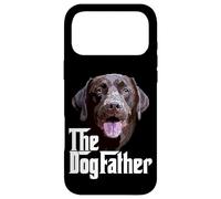 Custodia per iPhone 17 Pro Max Chocolate Lab Dad The Dog Father The Lab Padre Labrador Dad