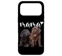 Custodia per iPhone 17 Pro Max Chocolate Lab Mom The Lab Mamma Labrador marrone Mama Lab Dog