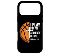 Custodia per iPhone 17 Pro Max Christian Basketball Play for Audience of One Colossian 3:23