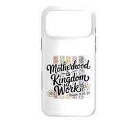 Custodia per iPhone 17 Pro Max Christian Motherhood Kingdom Lavoro Disegno Floreale
