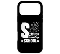 Custodia per iPhone 17 Pro Max Christian Teacher S is for Sunday School Essentials