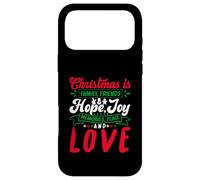 Custodia per iPhone 17 Pro Max Christmas Is Family, Friends Love Memories Funny Xmas