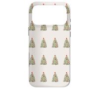Custodia per iPhone 17 Pro Max Christmas Tree Pattern Classic Holiday Design