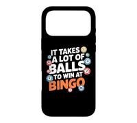 Custodia per iPhone 17 Pro Max Ci vogliono molte palline per vincere al bingo Citazione divertente