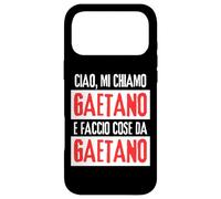 Custodia per iPhone 17 Pro Max Ciao Sono Gaetano Faccio Cose Da Gaetano Personalizzate
