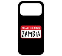 Custodia per iPhone 17 Pro Max Ciao, vengo dallo Zambia