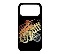 Custodia per iPhone 17 Pro Max Ciclismo retrò Mountain Bike Pista ciclabile