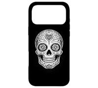 Custodia per iPhone 17 Pro Max Cinco de mayo giorno dei morti cranio occhi rosa