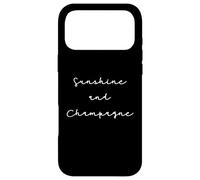 Custodia per iPhone 17 Pro Max Citation Champagne Humour Sunshine and Champagne